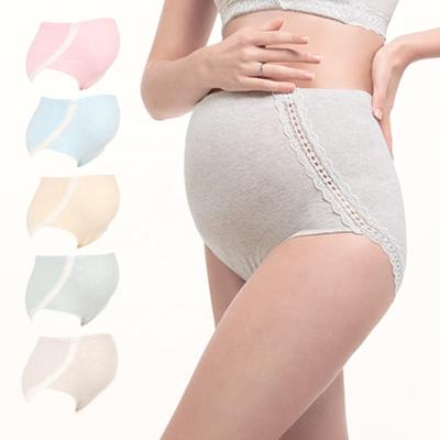 China Viable To A Shedding Blue Color 100% Bamboo Fiber Material Anti-Static Feature Sexy Maternity Lingerie Panties for sale