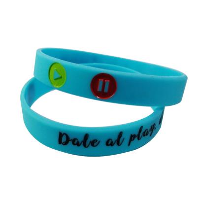 China Other custom painting silicone wristbands, painted with coloring silicone wristbands for sale