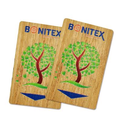 China Personalized Handmade Bamboo Wooden Calling Card Logo Business Calling ID Cards for sale