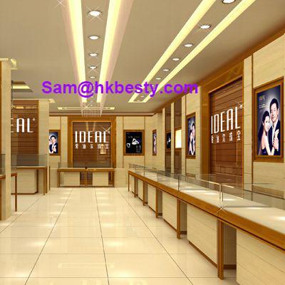 China Shop Counter Design and interior furniture design, jewelry display counter manufacturer for sale