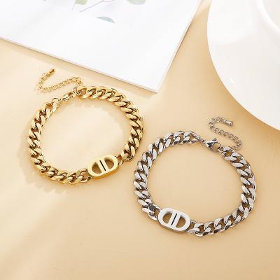 China TRENDY Fashion Women's 18k Gold Plated Designer Luxury Waterproof Stainless Steel Jewelry Set Bracelet Necklace Bracelet Jewelry Sets for sale