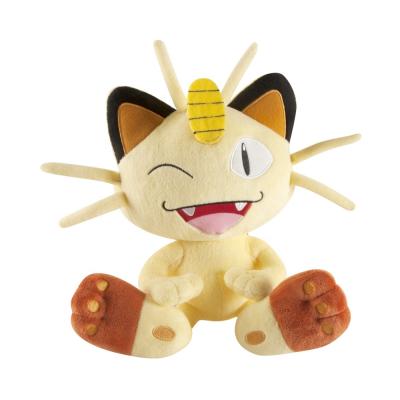 China Wholesale Gift Cartoon OEM Soft Stuffed Cat Plush Light Yellow Factory Kids Toys for sale