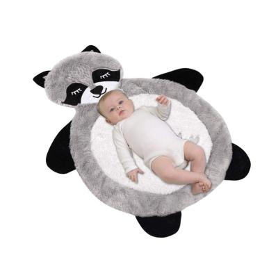 China Soft Gift Baby Play Mat Animal Custom Design Hand Made Plush Sleeping Playing Mat for sale