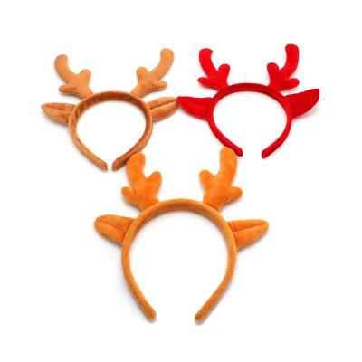 China Gift Holiday Christmas Kids Head Band Plush Animal Soft Custom Design Hair Band for sale