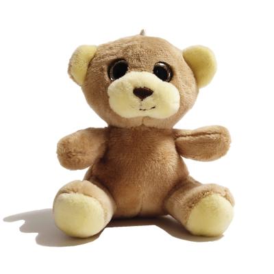 China Decoration Bear Key Chain Stuffed Sitting Animal With Soft T Shirt Plush Toy for sale