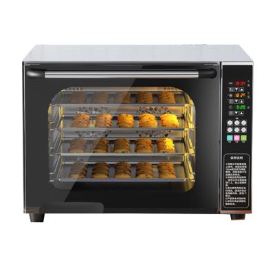 China Horno de pan y sartén para hornear con aire caliente eléctrico convección tamaño 435X315X4mm en venta