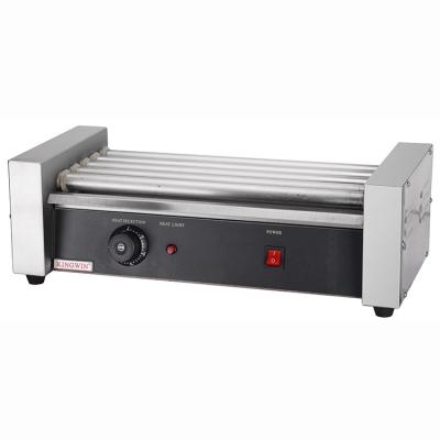 China 550x250x180mm Advanced Commercial CE Certificate 5 Rollers Hot Dog Grill for sale