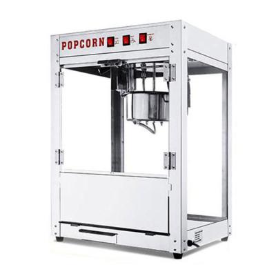 China CE Approved Stainless Steel Portable Popcorn Machine for 10 KG Popcorn Snacks Production for sale