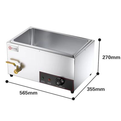 China Restaurant Equipment Kitchen Soup Warmer with Stainless Steel Material 68.5x56x27cm for sale