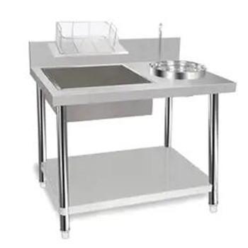 China AM-WPT80 Stainless Steel Chicken/KFC or Meat/Bread Wrapping Table for Kitchen Ware for sale