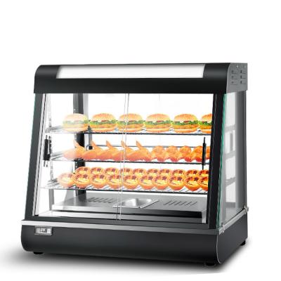 China Multifunctional Commercial Glass Food Warmer Display Showcase for Your Kitchen Needs for sale