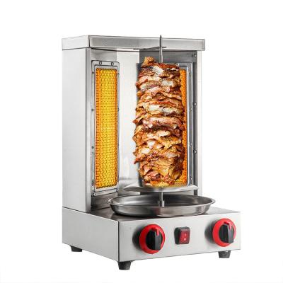 China Retail 295*300*480MM Automatic Gas Chicken Shawarma Grill Machine for Doner Kebab for sale