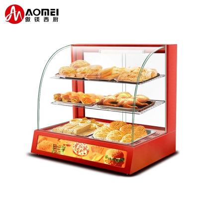 China 66*46*60mm Commercial Food Warmer Display Warming Showcase for Hot Snack Foods for sale