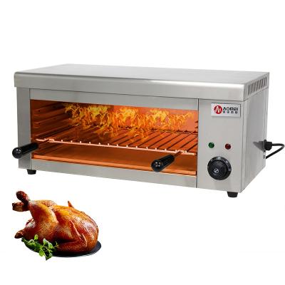 China Fuente de energía Electricidad Rostador de pollo comercial con parrilla de salamandra infrarroja en venta