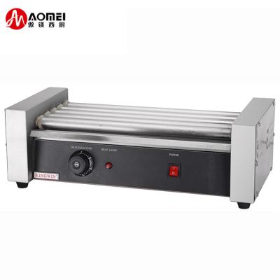 China 9 Roller Hot Dog Grill Maker for Retail Snack Machine Convenience and Efficiency for sale