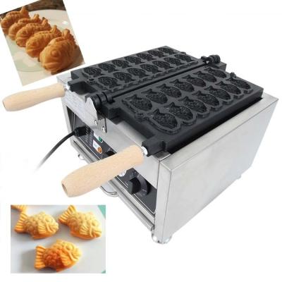 China 14 PCS Japanische Fischform Taiyaki Maker Elektrische Mini Waffelkegel Bäcker für 220V zu verkaufen