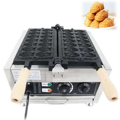 China Sandwich Plates Fish Shape Waffle Maker Machine 14 Cakes Taiyaki Electric Fast Food Cake for sale