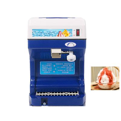 China Semi-automatic Commercial Electric Ice Crusher Machine with ABS Plastic Material for sale