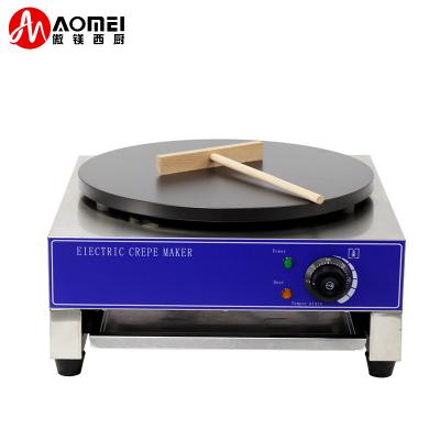 China Restaurant 3000W Electric Crepe Maker 16 inch Large Crepe Machine with Flat Plate Griddle for sale