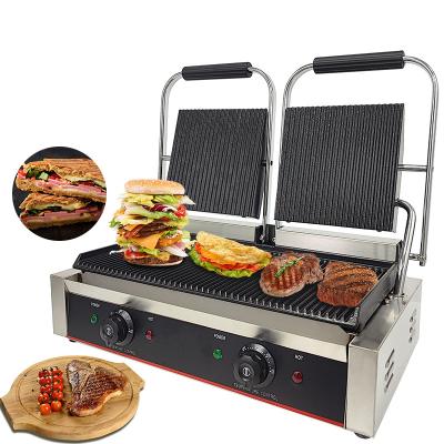 China Elektrische Panini-Kontaktgrill für Restaurant- und Hotelfunktionen zu verkaufen