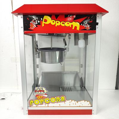 China Red Industrial Commercial Popcorn Machine for Cinema Electric Automatic Popcorn Maker for sale