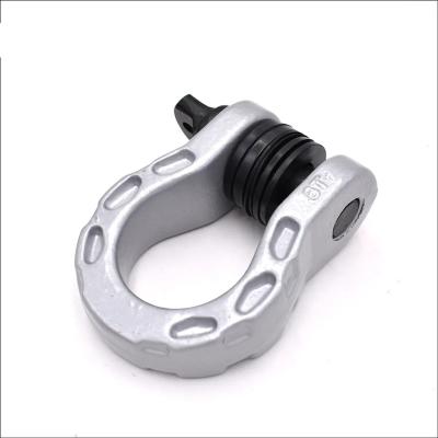 China Heavy Industry Logo Custom Design Shackle Made To Order Heavy Duty Forged Steel for sale