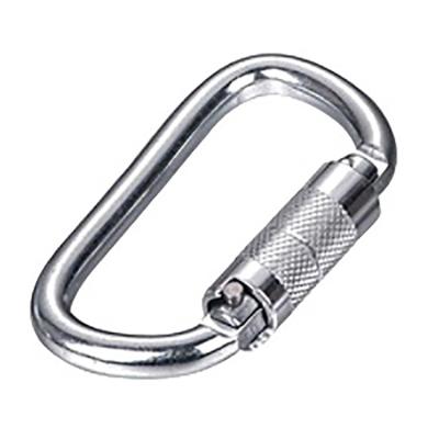 China JENSAN D Extracting Custom Type Self-locking Carabiner 23kN For Outdoor Mountaineering for sale