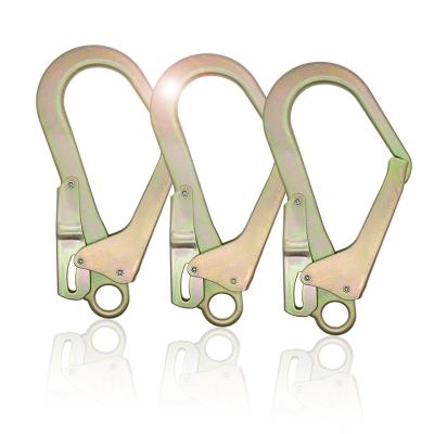 China Custom Equipment Accessories JENSAN Body Harness / Fall Protection Harness / Safety Belt Full Fall Protection 23kn Forged Snap Hook For Safety Harness for sale