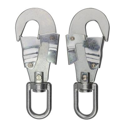 China JENSAN Custom Heavy Industry High Quality Steel Swivel Snap Hook 15~20mm for Protection/Fall Works at Heights for sale