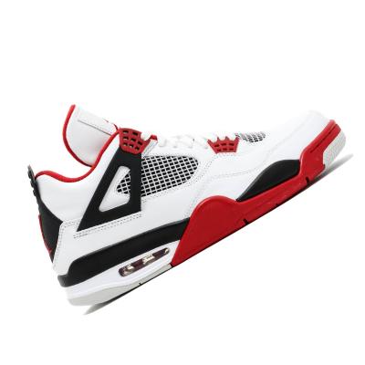 China EVA Basketball Shoes Brand Logo AJ 4 Cat College Blue PS 'SAIL' Oreo THUNDER White Black White RED Sneakers Retro Sneakers for sale