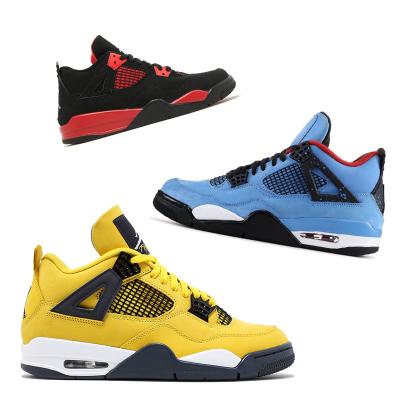 China 4 Cat Brand Shoes Air Brand Retro Black Running Men's Basketball Shoes Sneakers 1:1 EVA Wholesale Top Quality AJ for sale