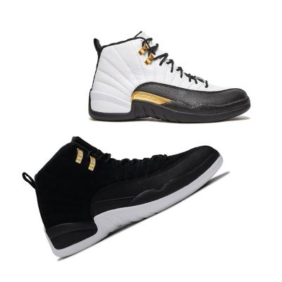 China EVA Aj 12 Retro Mens Basketball Shoes Brand Retro 12 Bred Retro Flu Game Royal Sneakers Shoes Black White Twist for sale