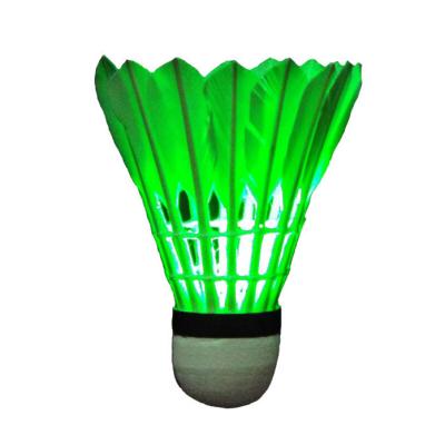 China Cheap Nylon Anti-Slip Handle Overgrip LED Badminton Shuttlecock For Outdoor Game Colorful LED Light Badminton Balls Good Quality for sale