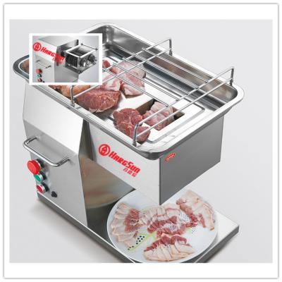 China 600w Fresh Meat Cutting Machine 250kg/H Meat Cutter Slicer for sale