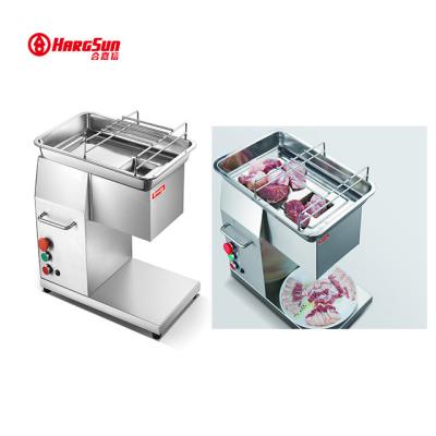 China cortadora de la carne fresca 750W 800kg/H	diseño del cortador del doble 38kg de 3m m en venta