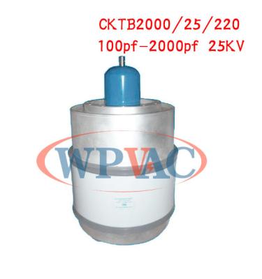 China de Vacuüm Veranderlijke Condensator van 100~2000pf 25KV, Ceramische Veranderlijke Condensator Met beperkte verliezen Te koop