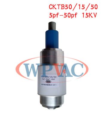 China CKTB50/15/50 ceramische Veranderlijke Vacuümcondensator 6~50pf 15KV voor rf-Aanpassing Te koop