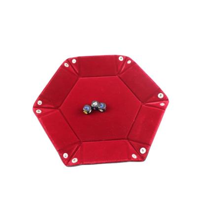 China waterproof & Moderate Price Board Game Accessory Dice Tray For Various Games Dustproof PU Leather Material for sale