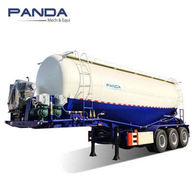 China Truck trailer 40cbm cement tanker dry bulk tank truck trailer 50tons semi trailer for tansporters for sale