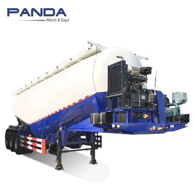 China Truck Trailer V Shape Cement Tanker For Sale Semi Dry Bulk Trailer Pneumatic Capacity Bulker Fly Ash Truck Price for sale