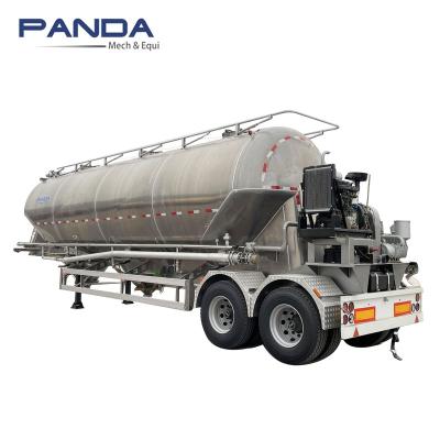 China High quality aluminum tipping truck trailer tipper bulk flour truck trailer for sale for sale