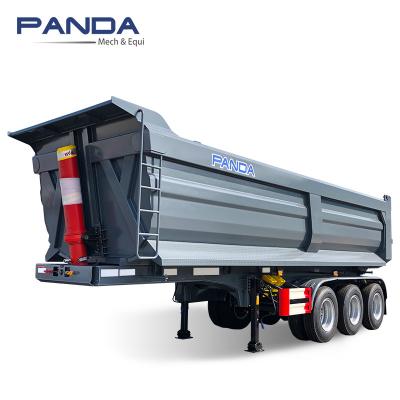 China Truck Trailer Custom 3 Axle 60ton Front Tipper Semi Trailer Dumptrailer for sale