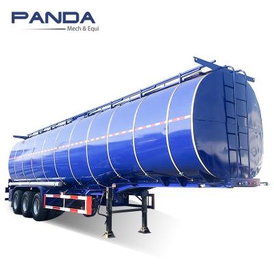 China Asphalt Tanker Transporter Semi-Trailer Liquid Insulated Tank Truck Trailer Axle Crude Palm Oil Tri for sale