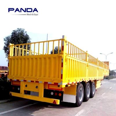 China Brand New 3 Axles Stake Barrier Trailer Truck Semi Trailer For Sheep Cattle Transport For Sale for sale