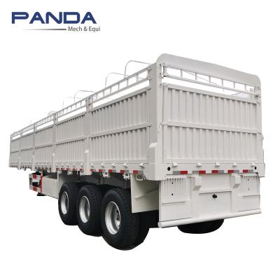 China Other High Bed Fence Trailer Livestock Transport Cargo Trailers Semi Trailer For Sale for sale