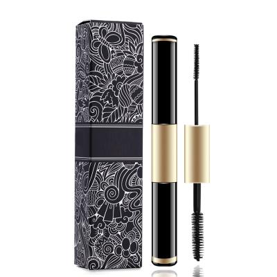 China 4D Fiber Waterproof Mascara Waterproof Curling Up Thick Double Head Mascara in stock or dropshipping for sale