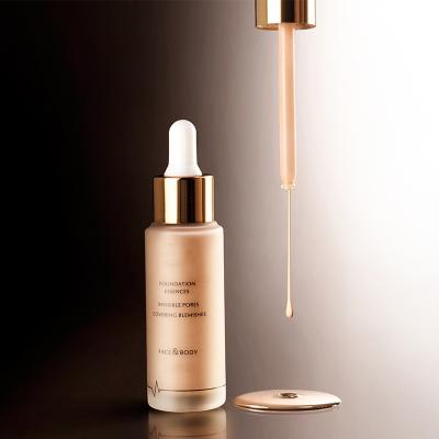 China Private Label Makeup Natural Cosmetic Organic Liquid Makeup Foundation Waterproof Long Lasting Base for sale