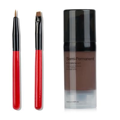 China Waterproof Private Label Liquid Eyebrow Gel With Brush Waterproof Long Lasting Natural Eyebrow Cream for sale