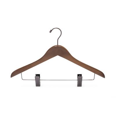 China Behind Doors/On Walls wooden coat hanger for clothes wedding dress bridal hanger,fashion hanger for sale