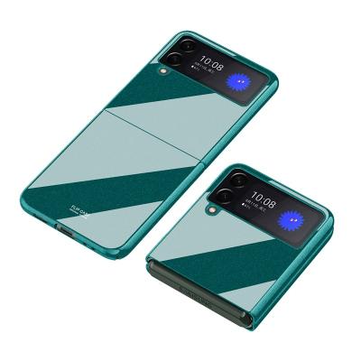 China Shockproof Hard PC Crystal Back Cover Phone Case For Samsung Galaxy Z Flip 3 for sale